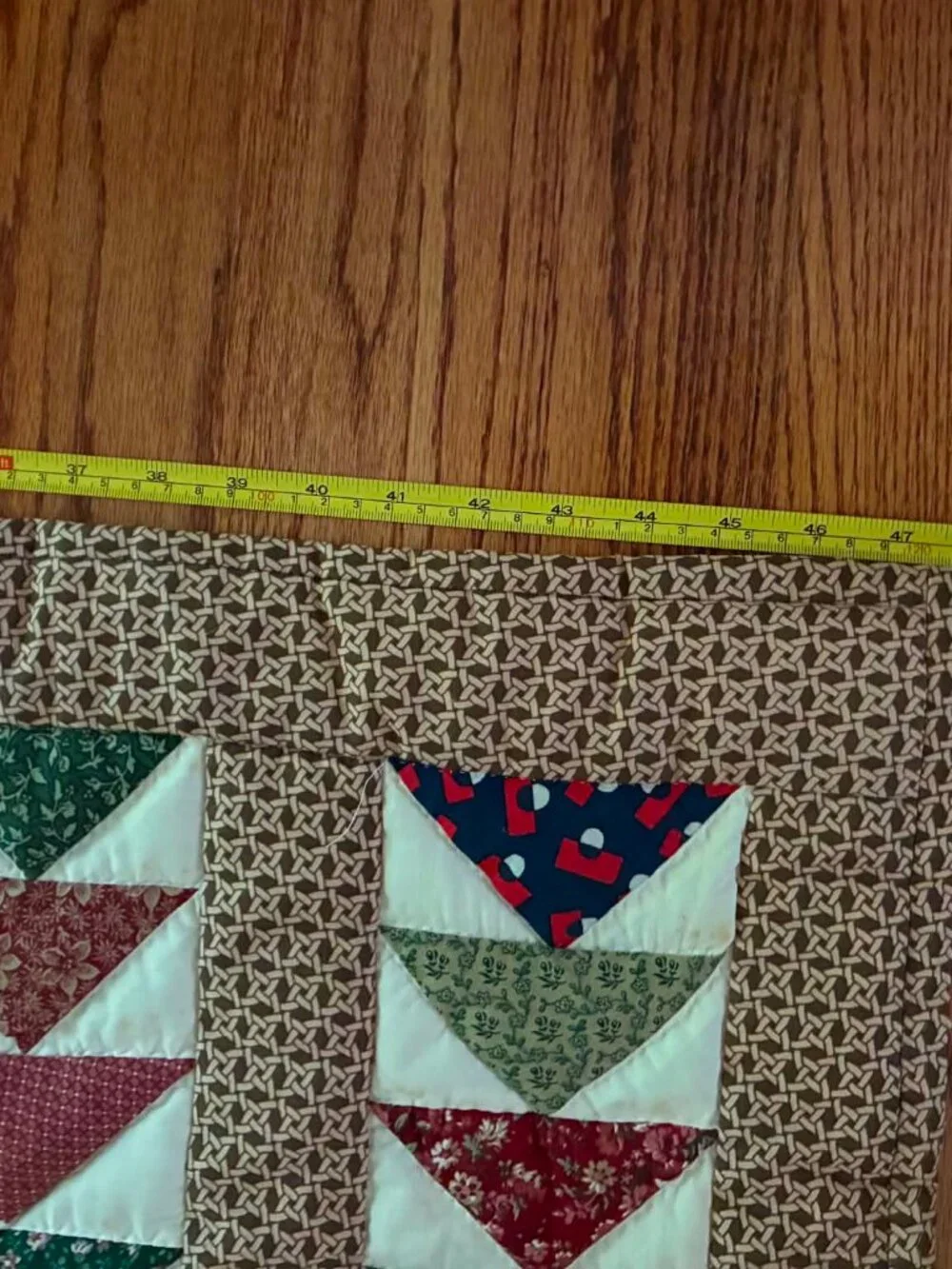 Lap Quilt Flying Geese 52x48